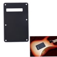 thumbnail image 4 of Golpeador trasero Cubierta de la Cavidad Placa Posterior de la Placa Posterior de 3 Capas para Stratocaster Strat Estilo Moderno Guitarra Eléctrica Negro Tomshoo  Golpeador trasero, 4 of 6