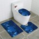 thumbnail image 1 of Juego de alfombras de baño de 3 piezas ABPHQTO Luciérnagas que brillan intensamente en el bosque en la noche, 1 of 2