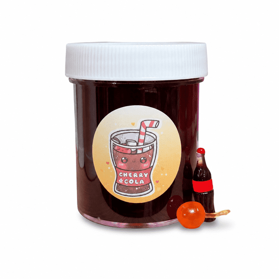 Cherry Soda Handmade Clear Slime