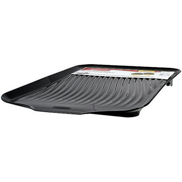 Rubbermaid 13.183-in W x 1.78-in L x 17.6-in H Plastic Drip Tray at