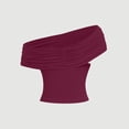 thumbnail image 4 of Women Halter Top Sexy Backless Tank Tops Cowl Neck Summer Going Out Outfits Cami Tops (XS,Wine), 4 of 7