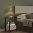 thumbnail image 6 of Nightstand/End Table Space Saving Side Table w/Storage Drawer&USB Port Wood Made, 6 of 7