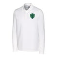 thumbnail image 2 of Men's-Cutter & Buck  White Seattle Sounders FC Big & Tall Advantage Eco Tri-Blend Pique Long Sleeve Polo, 2 of 3