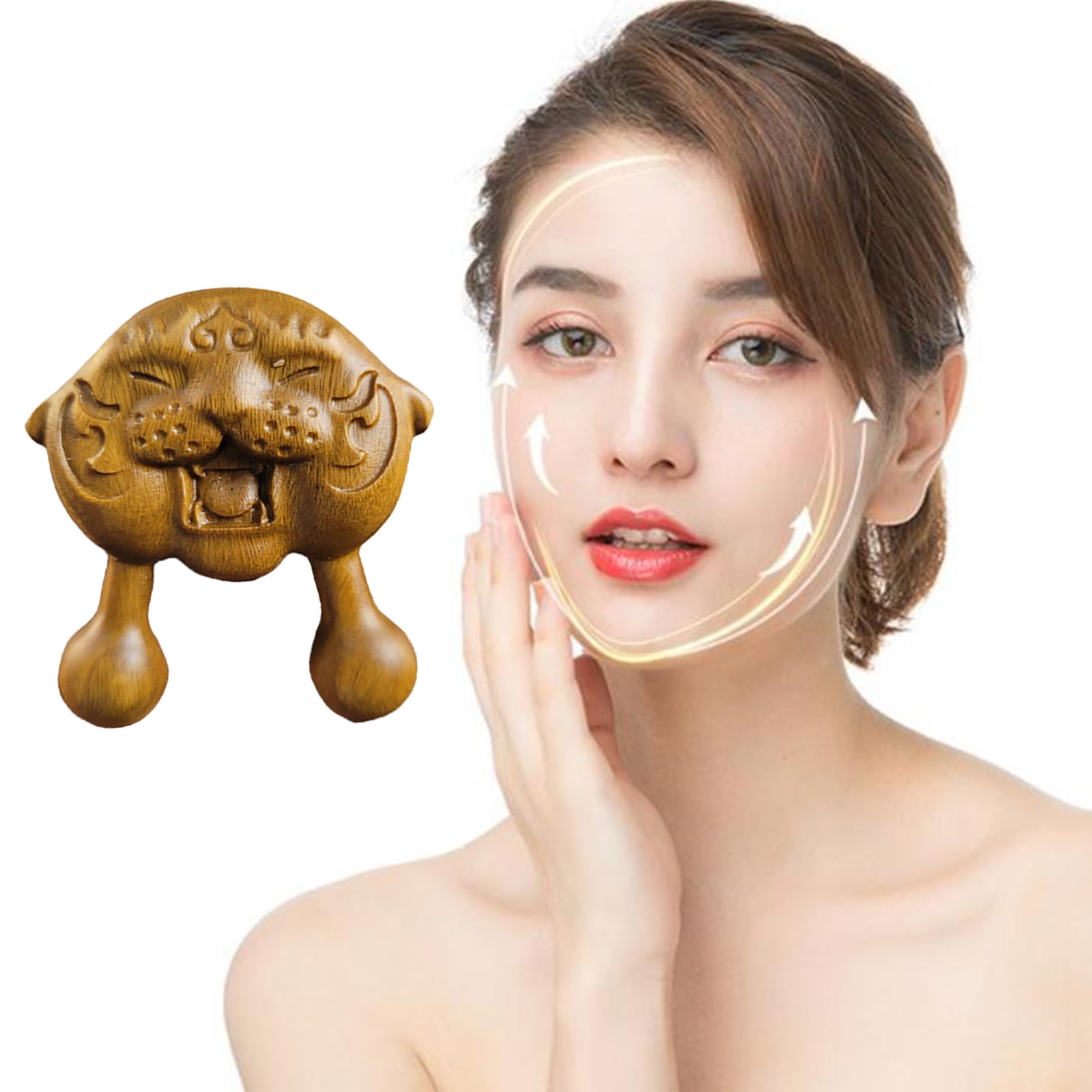 NIUREDLTD Facial Scalp Gua Sha Massager Tiger Shaped Nose Shaper