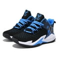 thumbnail image 3 of Boys' basketball shoes sports running shoes children's non-slip sports shoes Black Blue, 3 of 5