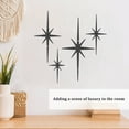 thumbnail image 5 of Mid-Century Modern Atomic Starburst Wall Decor, Set of 4 Metal Wall Pediments, Easy to Install, Elegant Wall Art for Home and Office, Independence Day Decoration, 5 of 10