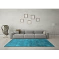 thumbnail image 3 of Ahgly Company Indoor Rectangle Oriental Light Blue Industrial Area Rugs, 6' x 9', 3 of 4
