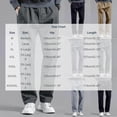 thumbnail image 4 of Men's Straight Leg Elastic Waist Joggers, Drawstring Casuals Trousers, Lightweight Quick Dry Breathable Stretchy Everyday Wear Streetwear Lounge Pants | JASKFLY,Gray 2XL, 4 of 6