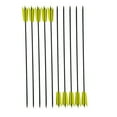 thumbnail image 4 of AMEYXGS (12pcs Yellow) Carbon Arrow for Practice Hunting Target Outdoor, 4 of 4
