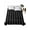 Black, variant on Twin Flat Sheet 66"x96", Black Striped Soft Lightweight Bedding Flat Sheets Only, Modern Abstract Art Geometric Stripes Brushed Microfiber Top Bed Sheet, Breathable StainResistant Bedsheets