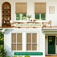 thumbnail image 3 of Allesin zen No Drill Cordless Bamboo Roman Shade, 20"W x 64"H, Brown, 3 of 9