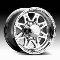 Raceline 888 Cast Aluminum 16" Rim 16X8 inch 8 Lug Polished Natural for 1994-2002 Dodge Ram 2500