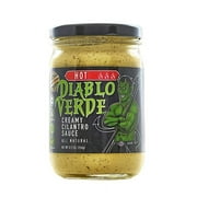 Diablo Verde Salsa, Creamy Cilantro Sauce, Hot, 12.5 oz Jar