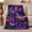 Celestial Fairies, variant on Magical Dragonfly Nebula, Festive Holiday Scene, Warm Flannel Blanket for Living Room and Family Room with Detailed Artwork, Art Lovers Christmas Gift, Festive Home Decor