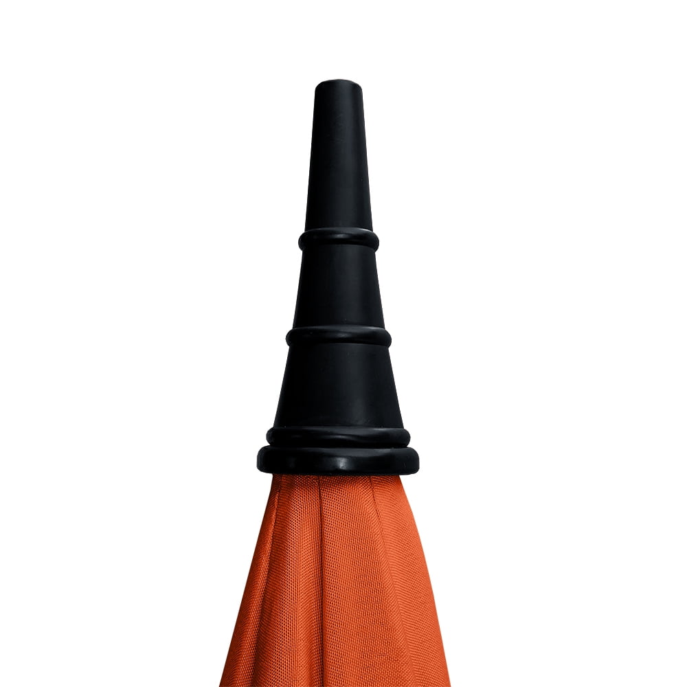 Ultrashades 9ft Patio Umbrella with Crank 3-Tier Pagoda Outdoor Market Umbrella with 8 Ribs, Orange