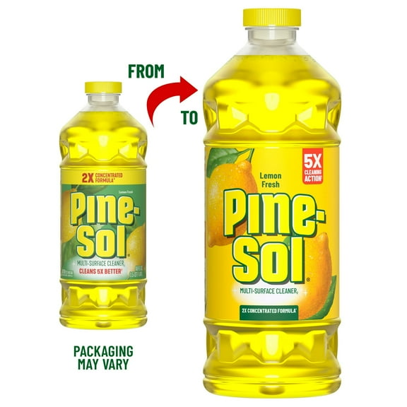 (Pack of 2)-Pine-Sol Multi-Surface Cleaner, Lemon Fresh, 80 Fluid Ounces
