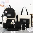 thumbnail image 4 of Set 5 Mochila Bolsas Escolar Estudiante Lapicera Tote Lona, 4 of 4