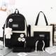 thumbnail image 4 of Set 5 Mochila Bolsas Escolar Estudiante Lapicera Tote Lona, 4 of 4