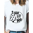 thumbnail image 1 of Ropa con estampado de Feliz Navidad de Año Nuevo para mujer, camisetas de estilo informal con estampado de ciervo de Navidad lindo, moda, 1 of 5