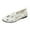 White, variant on Fesfesfes Work Shoes Round Toe Shoes Sandals Summer Closed Toe Flat Heels Sandals Casual Shoes 40(7.5)