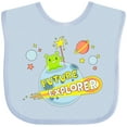 thumbnail image 3 of Inktastic Future Explorer Alien in Outer Space Boys or Girls Baby Bib, 3 of 4