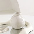 thumbnail image 4 of Clearance Under $3.64! 1Pc Small Round Ceramic Vase for Dried Flowers Hydroponics Home Decor (White 7cm), 4 of 8