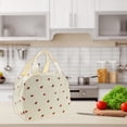 thumbnail image 3 of Unique Bargains 1 Pc Portable Thermal Lunch Bag for Work 10.24"x7.09"x8.27" Pink Beige White,Red, 3 of 5