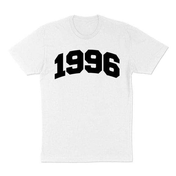 1996 College Style Shirt Unisex Large White