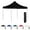 Black, variant on Red 10x10 Instant Canopy Tent - Commercial-Grade Aluminum Frame - Water Resistant Canopy Top - Includes Wheeled Canopy Bag and Premium Stake Kit (5 Color Options)