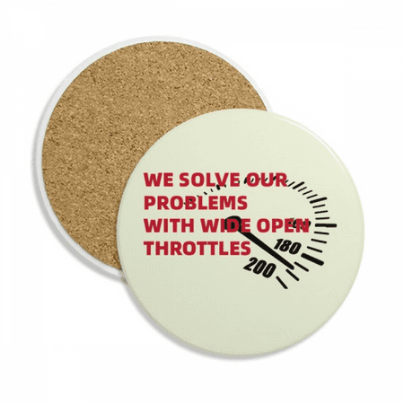 

Problem Solving Throttle Panel Coaster Cup Mug Tabletop Protection Absorbent Stone