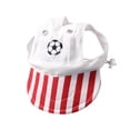 thumbnail image 2 of Hard For Small Breeds Football Games Hat With Ear Holes, 2 of 8