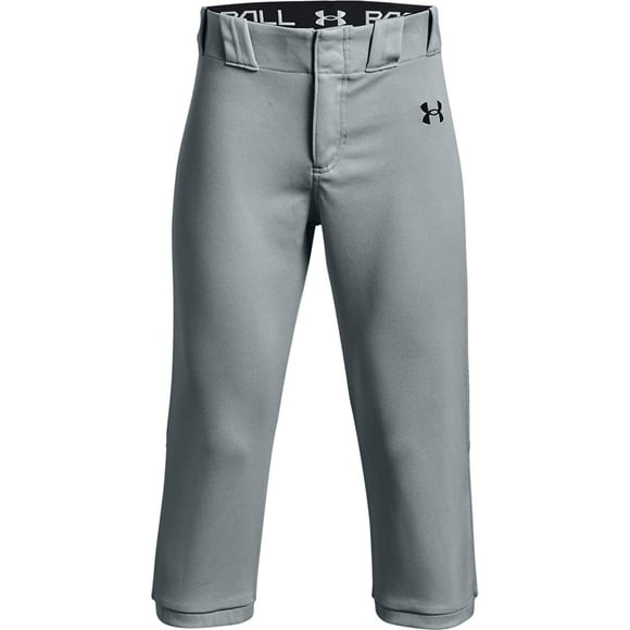 Under Armour Boys' Gameday Vanish Knicker 21 Pants, Baseball Gray (075)/Black, Small