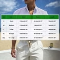 thumbnail image 6 of Afuyipoi T-Shirts Men,Striped Classic Collar Sun Protection Long Sleeve Shirt Blue 2XL, 6 of 7