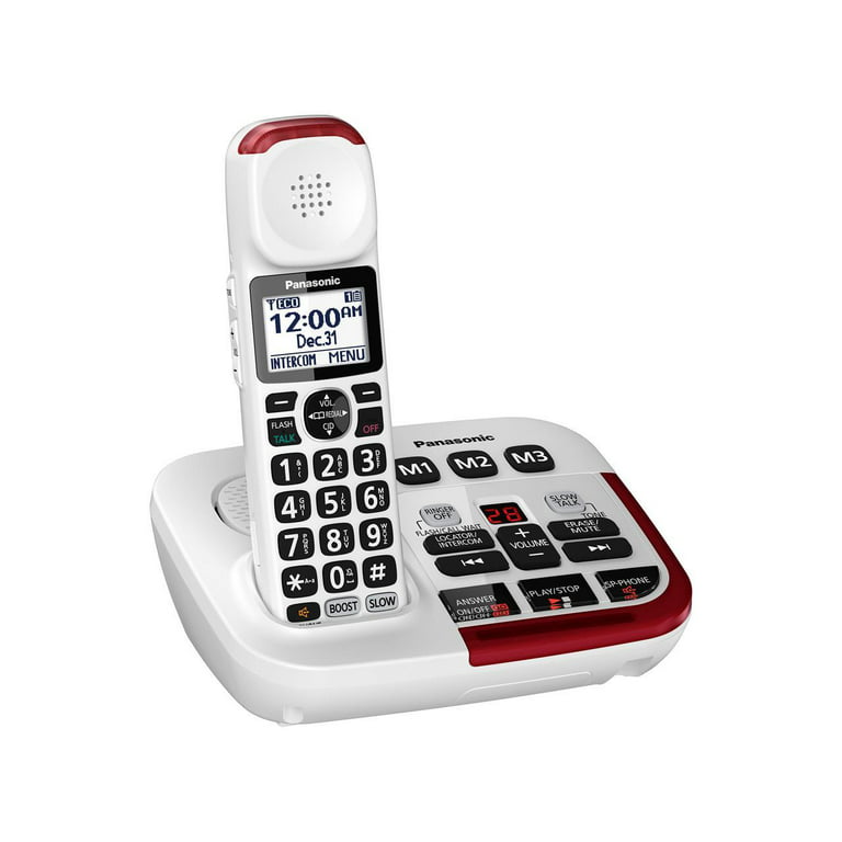 Panasonic KX-TGM420W Amplified Cordless DECT 6.0 Phone|Voice