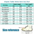 thumbnail image 2 of Stepedia Kids Snow Boots for Toddler Boys Girls Faux Fur Waterproof Warm Winter Boots, 2 of 6
