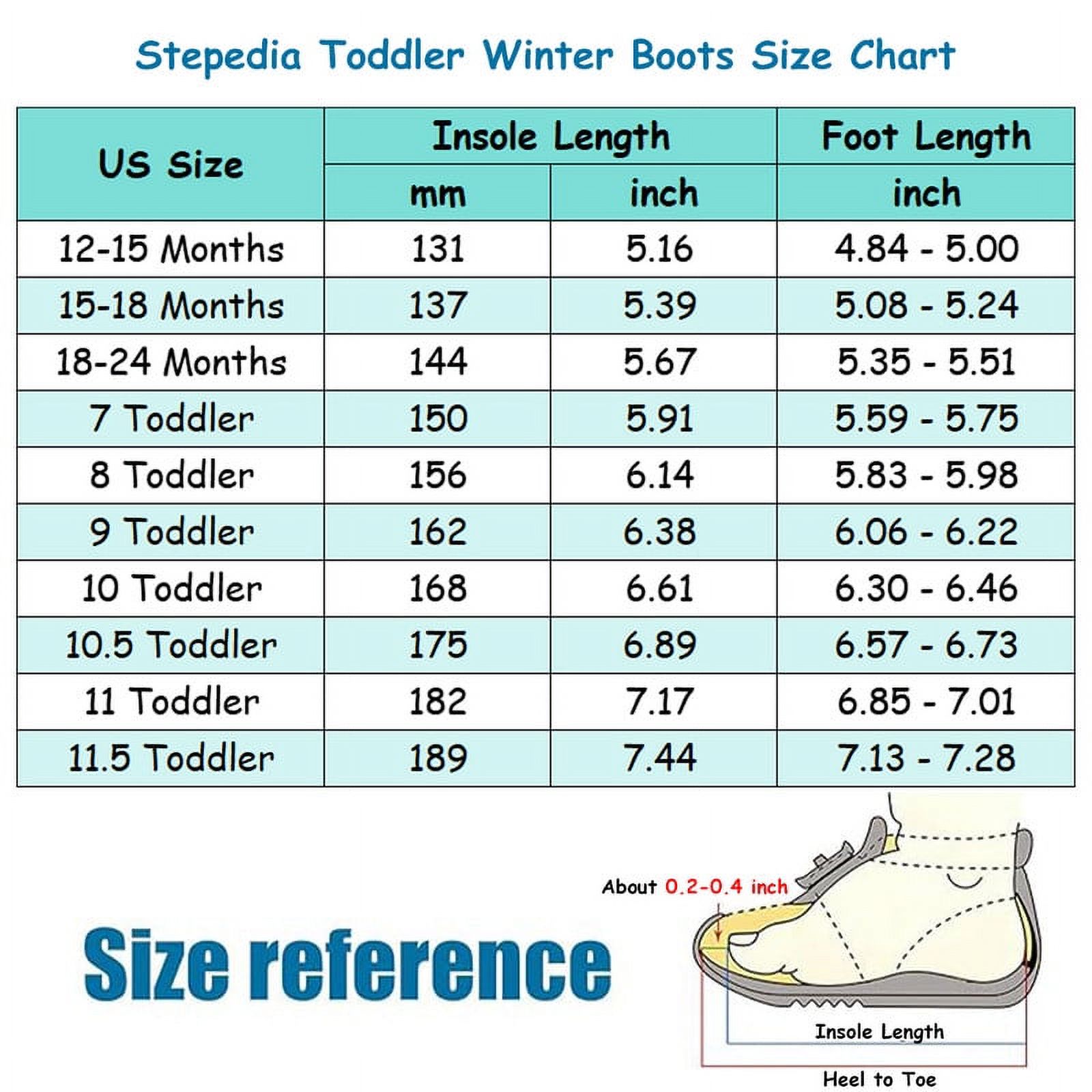 Stepedia Toddler Snow Boots with Faux Fur and Anti-Collision photo 2