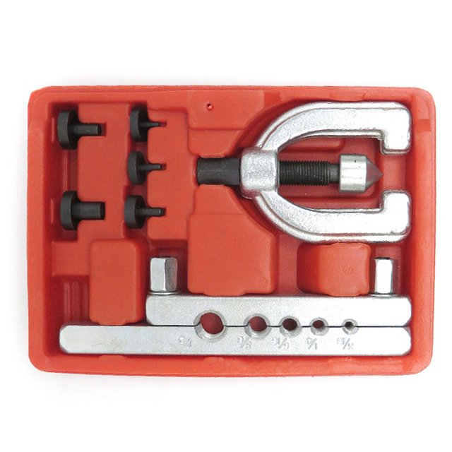 Herramienta De Abocardado De Tubos De Freno Con Adaptadores Adicionales Para Tubo De 44636 Pulgadas, 44565 Pulgadas, 44697 Pulgadas, 44628 Pulgadas Y 44563 Pulgada, 5 Tamaños Eigraketly VI005114-00