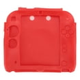thumbnail image 1 of Handheld Game Console Soft Silicone Cover, Scratch Resistant with Top Bottom Screen Protector, Protect From Collisions Dust and Fingerprints, Easy to Access Key, Pet Film for 2DS, 1 of 7