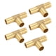 thumbnail image 2 of Adaptador De 3 Vías De Latón De 5/8 Pulgadas, Conector Universal De Conexión De Lengüeta En T, Conector Adaptador En T Para Alimentación De Aceite Turbo, Gas, Combustible, Agua, Manguera De Aire, 2 of 14