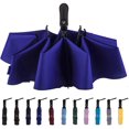 thumbnail image 1 of SURJDE Umbrella，Double Layer Inverted/Reverse Folding Wind-Proof Travel Straight Umbrella with C-Shaped Handle，Birthday/Mothers, 1 of 7