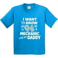 thumbnail image 3 of Inktastic I Want to Grow Up to Be a Mechanic Like My Daddy Youth T-Shirt, 3 of 5