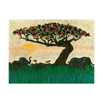 Trademark Art Landscape Painting, by Alonzo Saunders