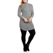 No Comment Juniors' Plus Turtle Neck Dress