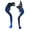 Blue, variant on Motorcycle Brakes & Clutches foldable Levers set Quick Fold Mechanism Brake Clutches Levers Comfortable Control for All Rides
