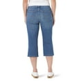 thumbnail image 2 of Lee Womens Relaxed Fit Capris 18 Light wash, 2 of 4