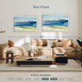 thumbnail image 4 of Elephant Stock Cape Cod Seashore Wall Art - Horizontal Canvas Wall Art - Living Room Wall Decor - Abstract Canvas - Blue And Green Decor By Lanie Loreth - 45" x 30", 4 of 8
