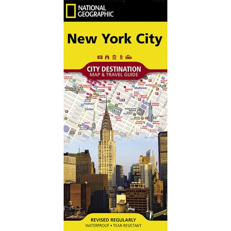 National Geographic Destination City Map New York City Map, (Paperback)