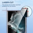thumbnail image 3 of Lk Paquete De 3 Protectores De Pantalla Para Samsung Galaxy S22 Ultra [No De Vidrio] [Compatible Con Desbloqueo De Huellas Dactilares] Sin Burbujas Con Herramienta De Fácil Instalación Cobertura Máxim, 3 of 6