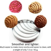 Concha Cutter Bread Mold 4.1in with 5pc Pig Cookie Cutter By Cortador De Conchas De Pan Mexicano Concha Stamp Mexican Bread Concha Mold Moldes Para Marcador De Conchas