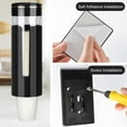 thumbnail image 3 of Samhe Cup Dispenser, Wall Mounted Pull Type Water Cooler Cup Holder Fit 4 - 7oz Disposable Cups, 3 of 8